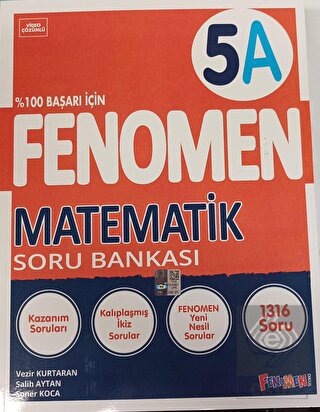 Fenomen Kitap 5. Sınıf Matematik - A Soru Bankası