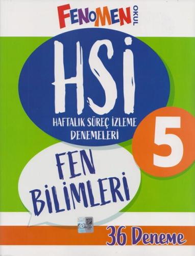 Fenomen Okul Yayınları 5. Sınıf Fen Bilimleri HSİ Haftalık Süreç İzlem