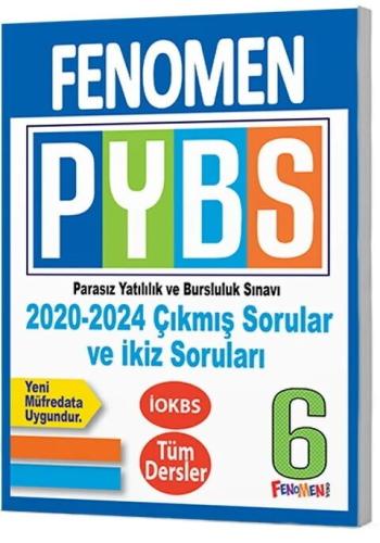 Fenomen Okul Yayınları 6. Sınıf PYBS 2020-2024 Çıkmış Sorular ve İkiz 