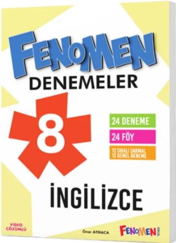 8. Sınıf İngilizce Branş Denemeleri Fenomen Okul Y