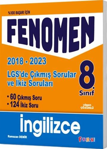 Fenomen Okul Yayınları 8. Sınıf LGS İngilizce Çıkmış Sorular ve İkiz S