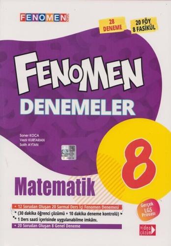 8. Sınıf LGS 1. Dönem Matematik Fenomen 7'li Denem