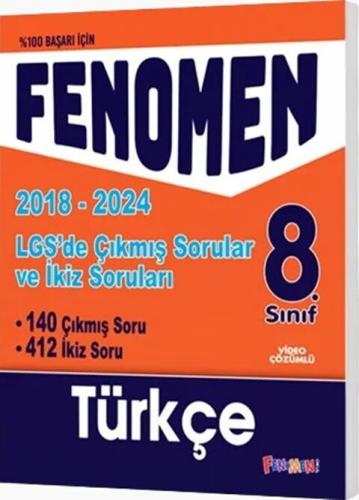 Fenomen Okul Yayınları 8. Sınıf LGS Türkçe Çıkmış Sorular ve İkiz Soru