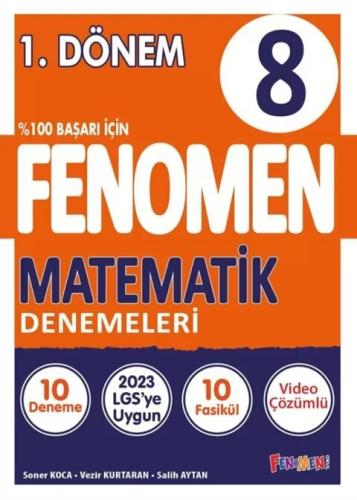 Fenomen 8. Sınıf Matematik Denemeler 1. Dönem