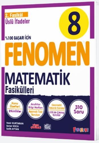 Fenomen 8.Sınıf Matematik 2.Fasikül Üslü İfadeler