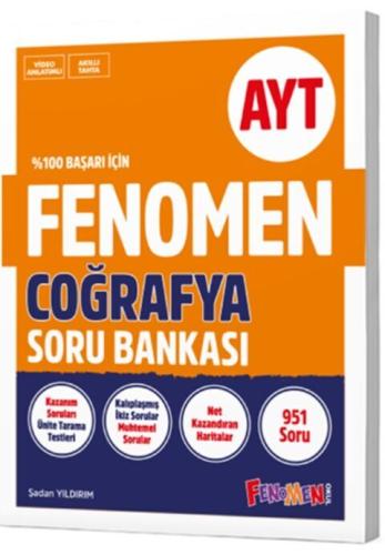 Fenomen Okul Yayınları AYT Coğrafya Soru Bankası