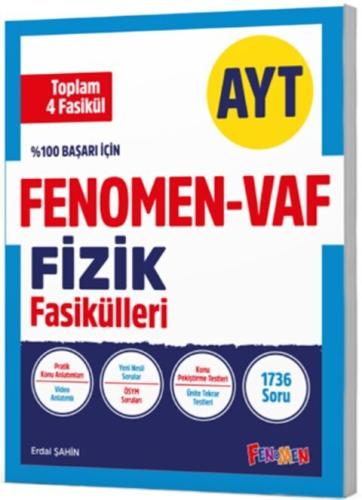 Fenomen Okul Yayınları AYT VAF Fizik Fasikülleri Seti