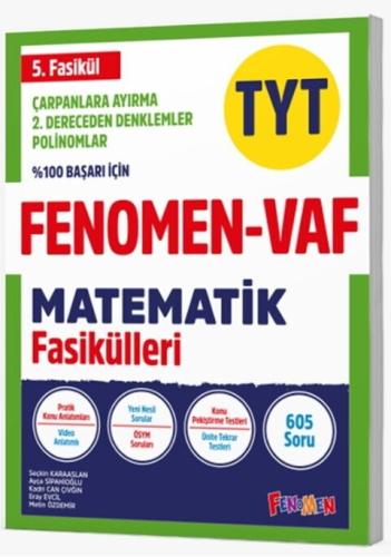 Fenomen Okul Yayınları TYT VAF Matematik Çarpanlara Ayırma 2. Derecede
