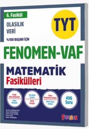 Fenomen Okul Yayınları TYT VAF Matematik Olasılık Veri Fasikülleri
