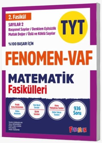 Fenomen Okul Yayınları TYT VAF Matematik Sayılar 2 Fasikülleri
