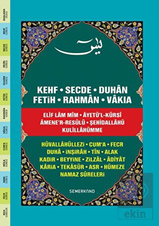 Fihristli Yasini Şerif (Hafız Boy)