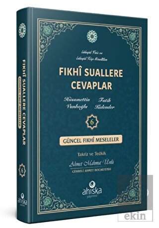 Fıkhi Suallere Cevaplar 6. Cilt
