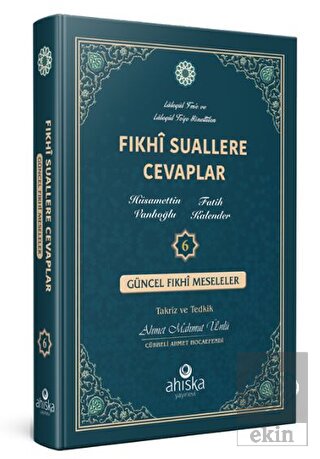 Fıkhi Suallere Cevaplar 6. Cilt
