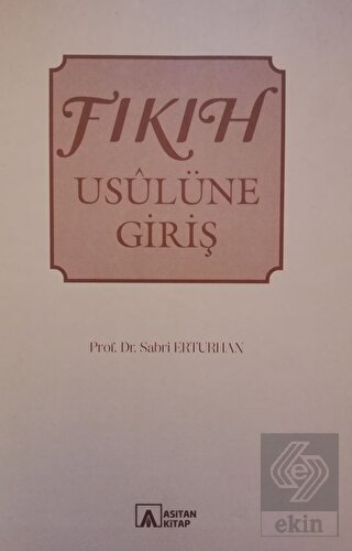 Fıkıh Usulüne Giriş