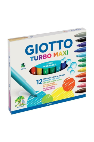 Fila Giotto Turbo Maxi Keçeli Kalem 12 Renk