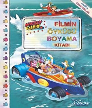 Filmin Öyküsü Boyama Kitabı - Mickey Çılgın Yarışm