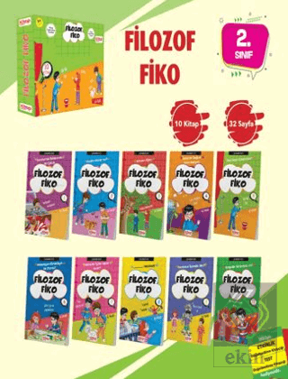 Filozof Fiko Hikaye Seti - 2 (10 Kitap & Etkinlik & Değerlendirme Test