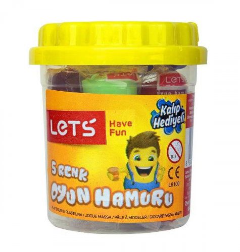 Fıma Lets 5 Renk Oyun Hamuru 24*175gr