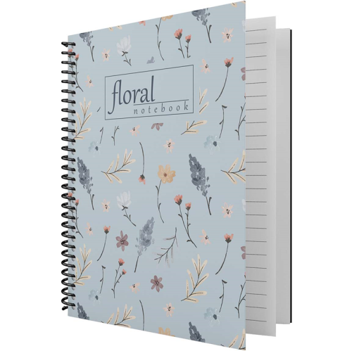 FLORAL SERİSİ DEFTER 16x22 80YP ÇİZGİLİ