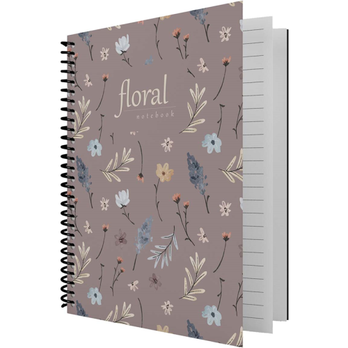 Flora Serisi Defter 16*22 80 Yp. KAreli