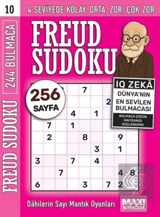 Freud Sudoku 10 Bertan Kodamanoğlu Maxi Yayıncılık Satın Al - ekinkita