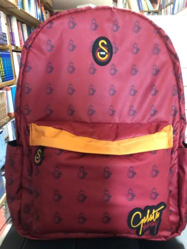 GALATASARAY KIRMIZI PARAŞÜT KUMAŞ BATİK SIRT ÇANTASI