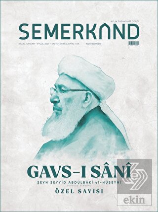 Gavs-ı Sani Özel Baskı