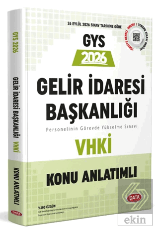 Gelir İdaresi Başkanlığı VHKİ GYS Konu Anlatımlı