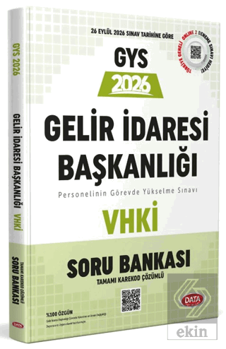 Gelir İdaresi Başkanlığı VHKİ GYS Soru Bankası (Karekod Çözümlü)