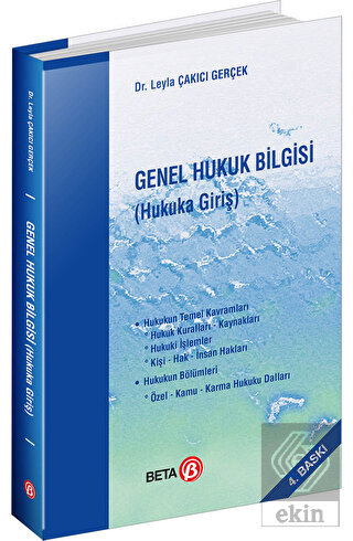 Genel Hukuk Bilgisi (Hukuka Giriş)