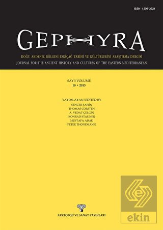 Gephyra Sayı 10 / Volume 10 - 2013