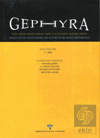 GEPHYRA Sayı 7 / Volume 7 - 2010