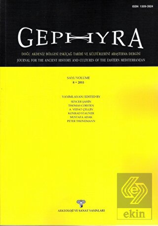 GEPHYRA Sayı 8 / Volume 8 - 2011