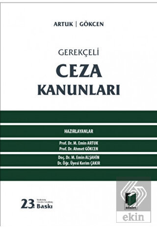 Gerekçeli Ceza Kanunları