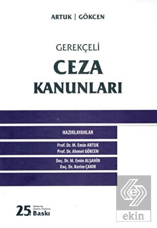 Gerekçeli Ceza Kanunları