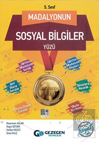 Gezegen Yayınları 5. Sınıf Sosyal Bilgiler Madalyo