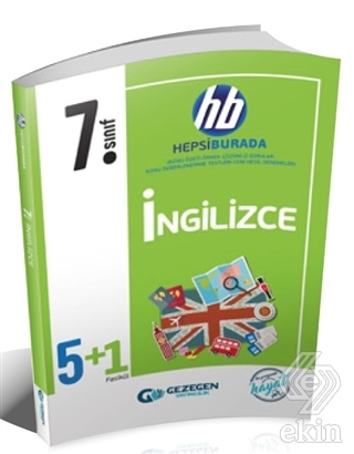 Gezegen Yayınları 7.Sınıf English 5+1 Fasikül