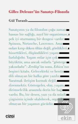Gilles Deleuze\'ün Sanatçı-Filozofu