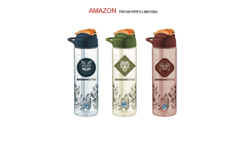 Gıpta 750100 Amazon Tritan Pipetli Matara 630cc