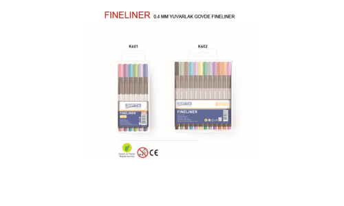 GIPTA FINLINER KALEM 0,4 MM PVC BLISTER ÜÇGEN 12R