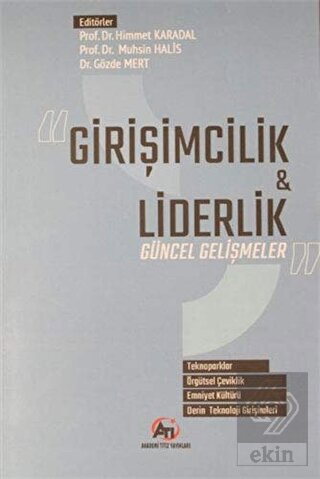 Girişimcilik ve Liderlik