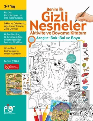 Gizli Nesneler Aktivite ve Boyama Kitabım