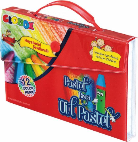 Globox ÇANTALI PASTEL BOYA 12 Renk