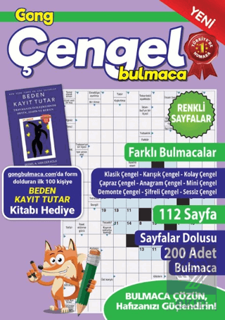 Gong Çengel Bulmaca 21 Bertan Kodamanoğlu Maxi Yayıncılık Satın Al - e