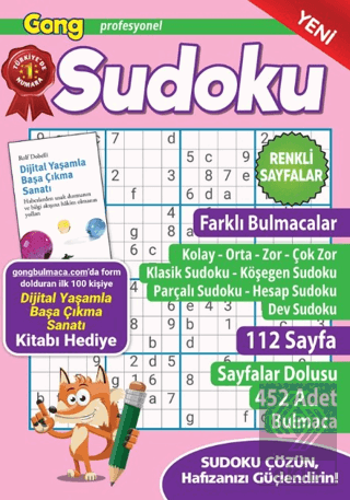 Gong Profesyonel Sudoku 18 Bertan Kodamanoğlu Maxi Yayıncılık Satın Al