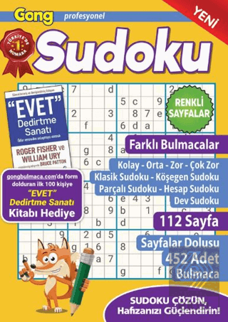 Gong Profesyonel Sudoku 22 Bertan Kodamanoğlu Maxi Yayıncılık Satın Al