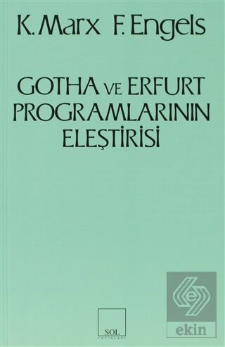 Gotha ve Erfurt Programlarının Eleştirisi