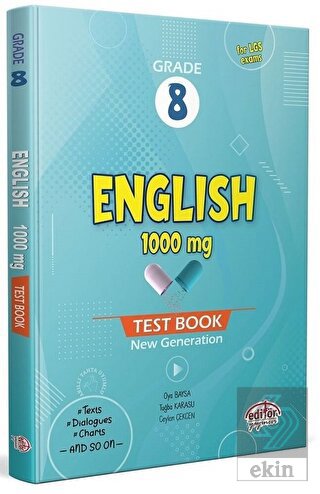 Grade 8 English 1000 Mg Test Book