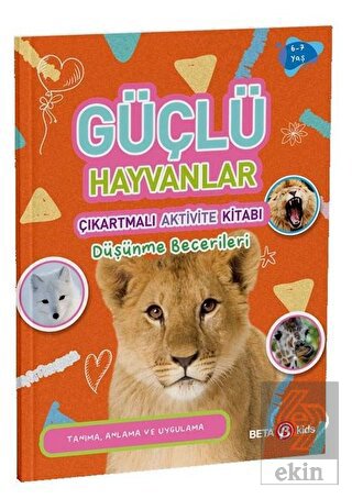 Güçlü Hayvanlar - Çıkartmalı Aktivite Kitabı