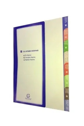 GÜLPAŞ ÖĞRETMEN ÖZLÜK DOSYASI İÇİ (8 DOSYA)28X32